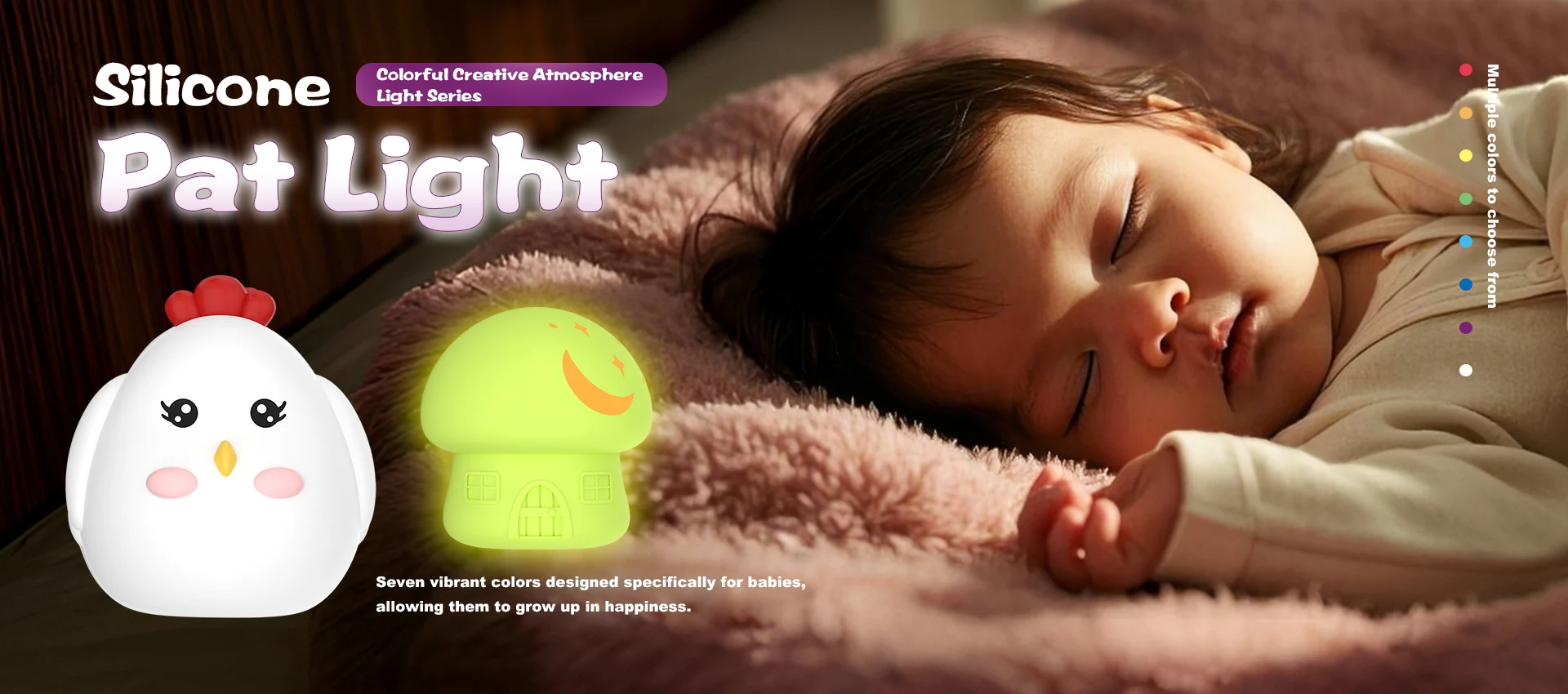 Silicone Creative Small Light Night Light Fabricant