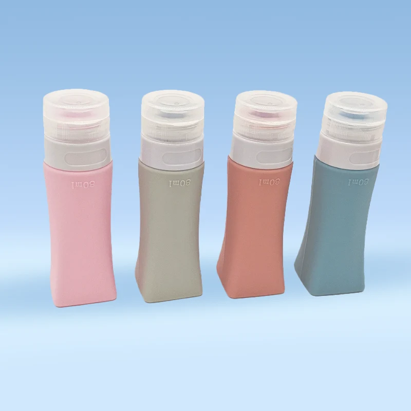 Ensemble de bouteilles de botting de silicone de qualité alimentaire