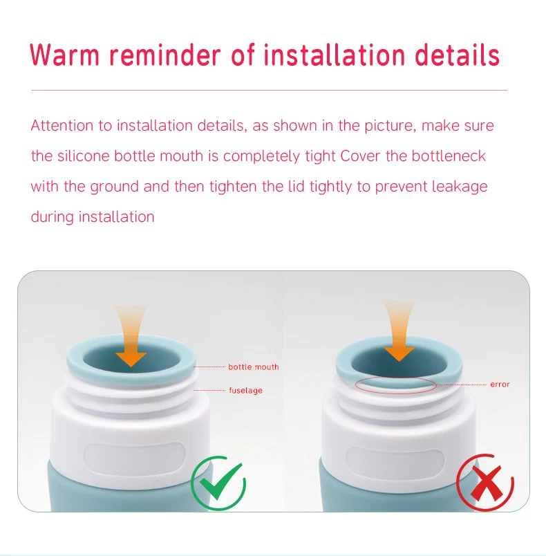 Food Grade Silicone Botting Bottle Set