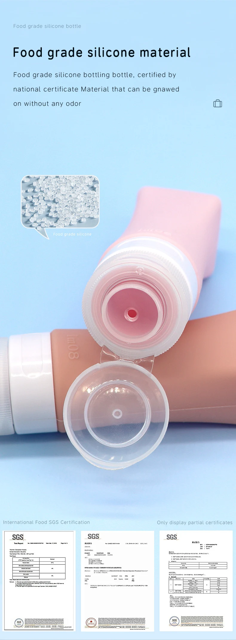 Food Grade Silicone Botting Bottle Set