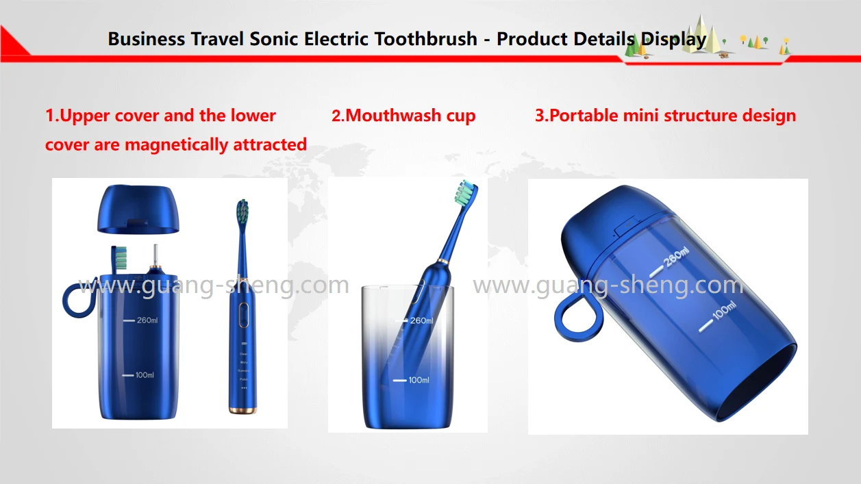 Business Travel Sonic Electric Toothbrush