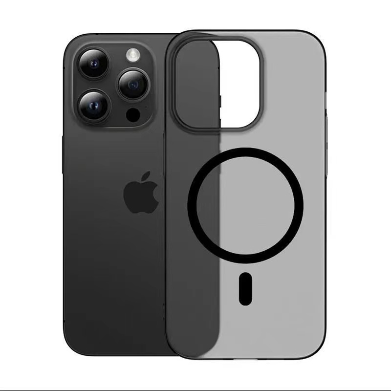 Étui de téléphone en silicone magnétique